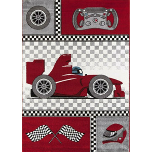Ayyildiz Dětský kusový koberec Kids 460 – červená Formule 1 120x170 cm