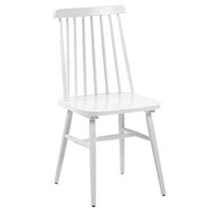 Bílá kaučuková jídelní židle Kave Home Tressia