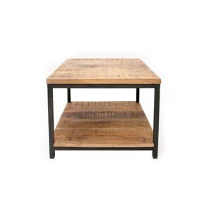 Černý konferenční stolek s deskou z mangového dřeva LABEL51 Vintage