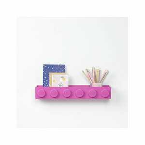 Dětská růžová nástěnná polička LEGO® Sleek