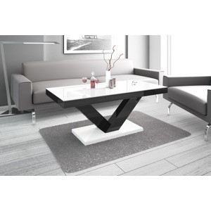 Hubertus Konferenční stolek VICTORIA MINI Barva: bílá/černá