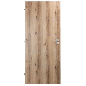 Interiérové dveře Naturel Ibiza alu levé 90 cm dub natura IBIZAALUCPLDN90L