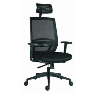 Kancelářská ergonomická židle Antares ABOVE — více barev Černá