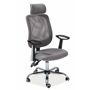 Kancelářská otočná židle JACKIE — šedá
