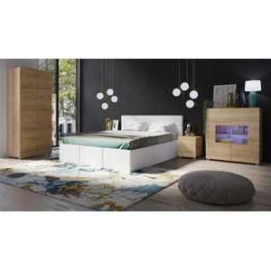 Moderní postel z eko-kůže Celeste
