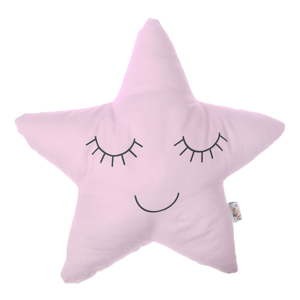 Světle růžový dětský polštářek s příměsí bavlny Mike & Co. NEW YORK Pillow Toy Star