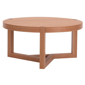 Dubový kulatý konferenční stolek Woodman Brentwood 82 cm