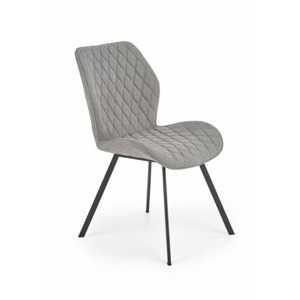 HALMAR Designová židle Eviana šedá