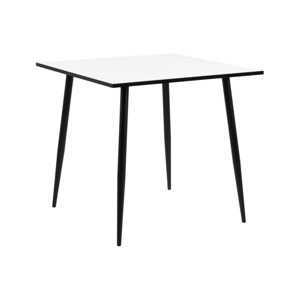 Scandi Černo-bílý jídelní stůl Wanda 80 cm