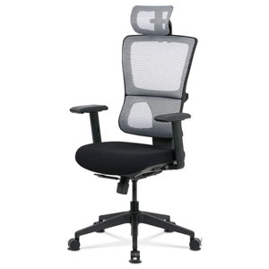 Kancelářská ergonomická židle PISTON — s bederní opěrkou i podhlavníkem