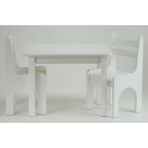 Kids Stůl a dvě židličky K1 bílá