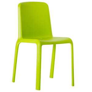 Pedrali Zářivě zelená jídelní židle Snow 300
