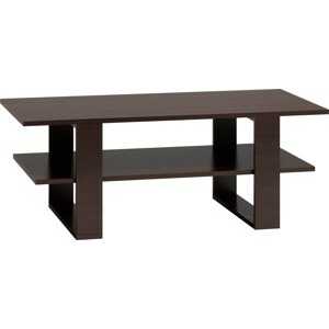 Shoptop Konferenční stolek MARTYNA tmavě hnědý