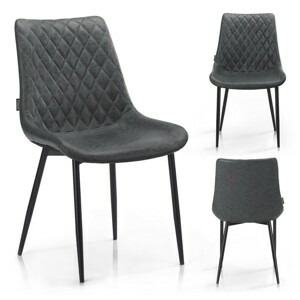 HOMEDE Designová židle Sharonti šedá