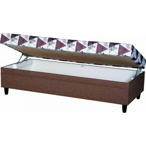 Čalouněná postel NEO s úložným prostorem a matrací Rozměr: 80x200 cm