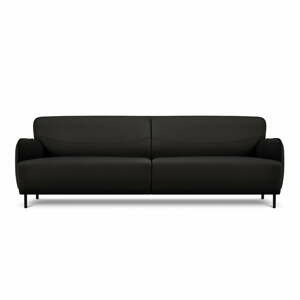 Černá kožená pohovka Windsor & Co Sofas Neso