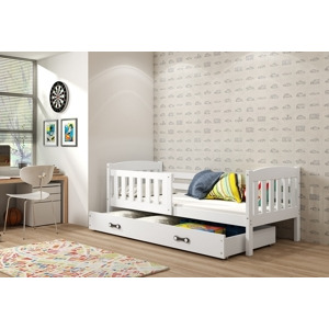 Expedo Dětská postel FLORENT P1 + úložný prostor + matrace + rošt ZDARMA