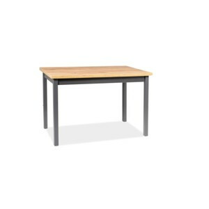 Jídelní stůl ADAM | 120 x 68 cm Barva: dub lancelot / antracit