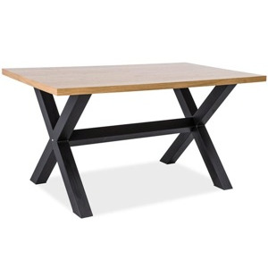 Jídelní stůl Xavier | dubová dýha stoly: 75 x 90 x 180 cm