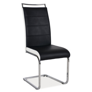 Jídelní židle H-441| ekokůže Barva: Černo-bílá