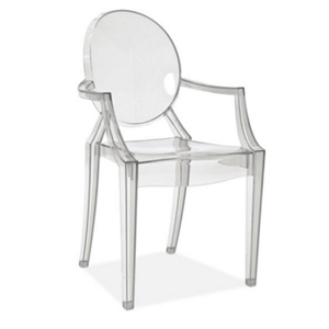 Jídelní židle LUIS / průhledná