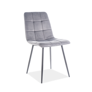 Jídelní židle Mila Velvet Barva: Bluvel 14 / sivá