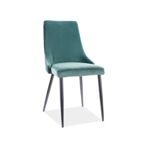 Jídelní židle Piano B Velvet Barva: Zelená