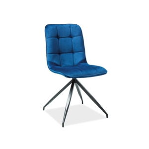 Jídelní židle Texo Velvet Barva: Modrá