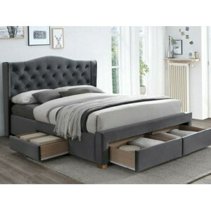 Manželská postel ASPEN II Velvet | 160x200 cm