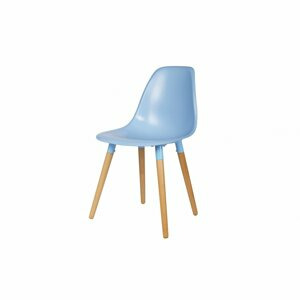 WOOOD Plastová jídelní židle ROEF modrá 375811-P