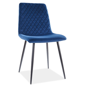 Židle IRYS VELVET Barva: Modrá