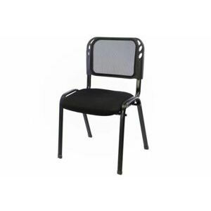 Stohovatelná kongresová židle - černá