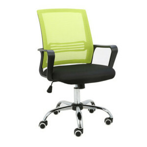 Tempo Kondela Kancelářská židle APOLO - síťovina zelená / látka černá