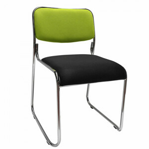 Tempo Kondela Konferenční židle BULUT - zelená/černá