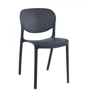 Tempo Kondela Stohovatelná židle FEDRA new - černá