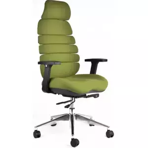 Kancelářská ergonomická židle SPINE s podhlavníkem — látka