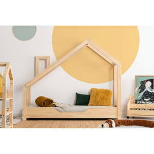 Domečková postel z borovicového dřeva Adeko Luna Bek