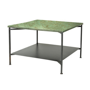 BLOOMINGVILLE Kovový konferenční stolek BENE zelený 82042949