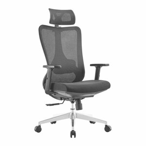 Kancelářská ergonomická židle GRANDE black – látka