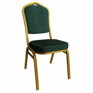 Tempo Kondela Židle ZINA 3 NEW - zelená/zlatý nátěr