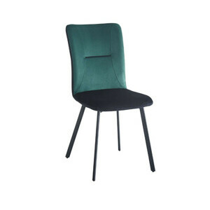 Casarredo Čalouněná židle VLADO zelená/černá