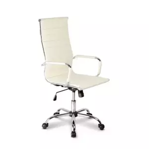 Otočná kancelářská židle DELUXE Plus — ekokůže
