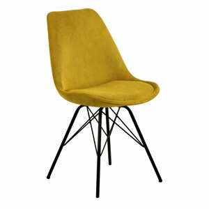 Žlutá jídelní židle Eris - Actona