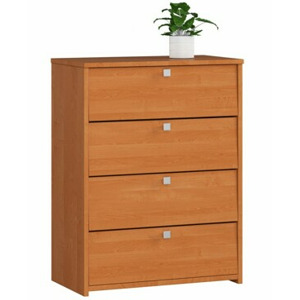 Ak furniture Botník Marienne 60 cm - 4 dvířka olše